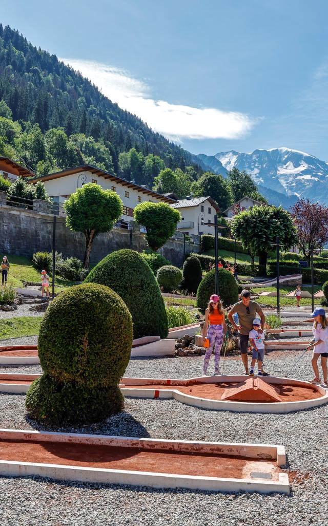 Miniature golf course in Saint-Gervais