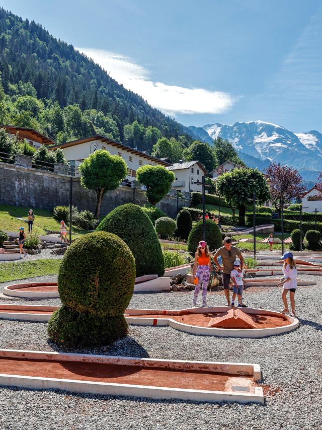 Miniature golf course in Saint-Gervais