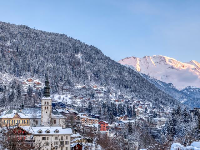 Village de Saint-Gervais en hiver