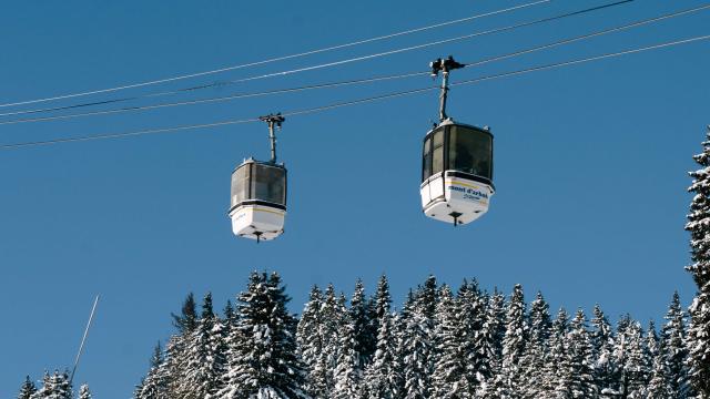 La télécabine Bettex Mont d'Arbois