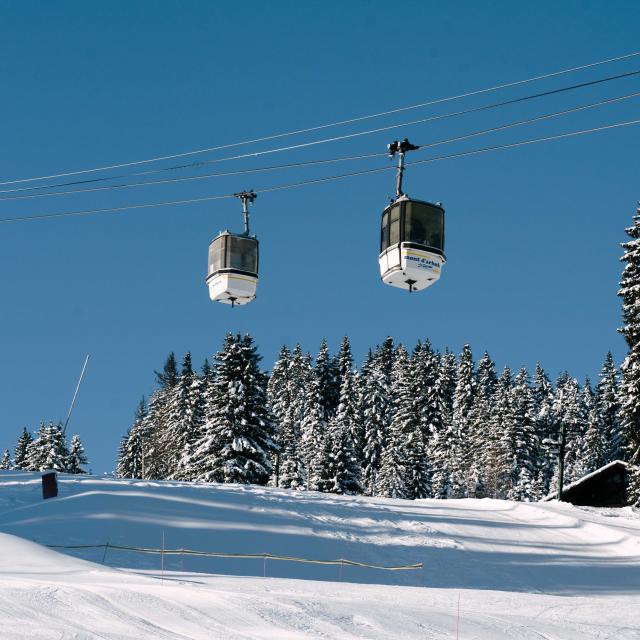 La télécabine Bettex Mont d'Arbois