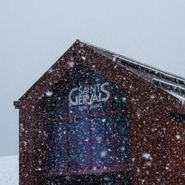 La località innevata di Saint-Gervais