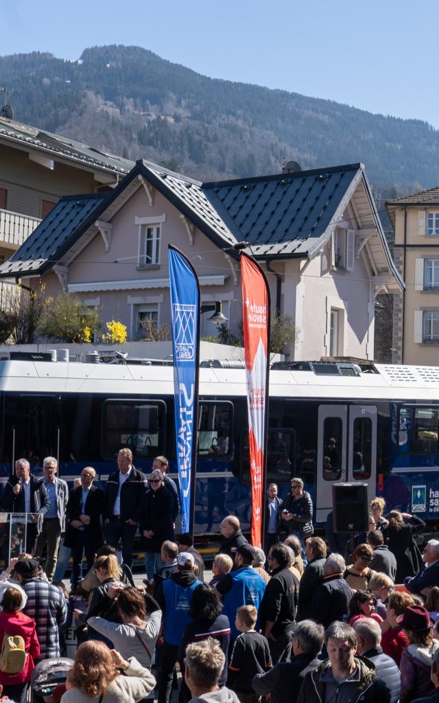 Arrivo di Marie, la nuova conducente del Tram del Monte Bianco