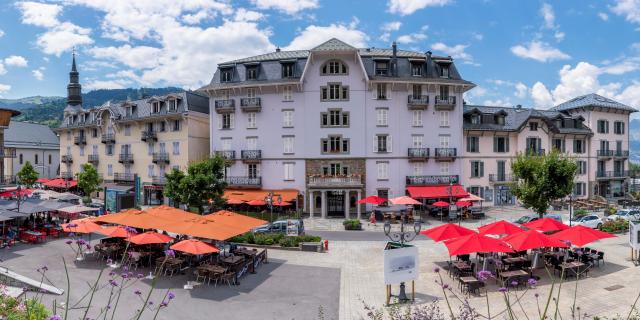 The beautiful Saint-Gervais promenade