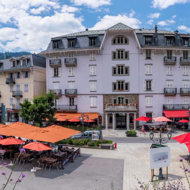 The beautiful Saint-Gervais promenade