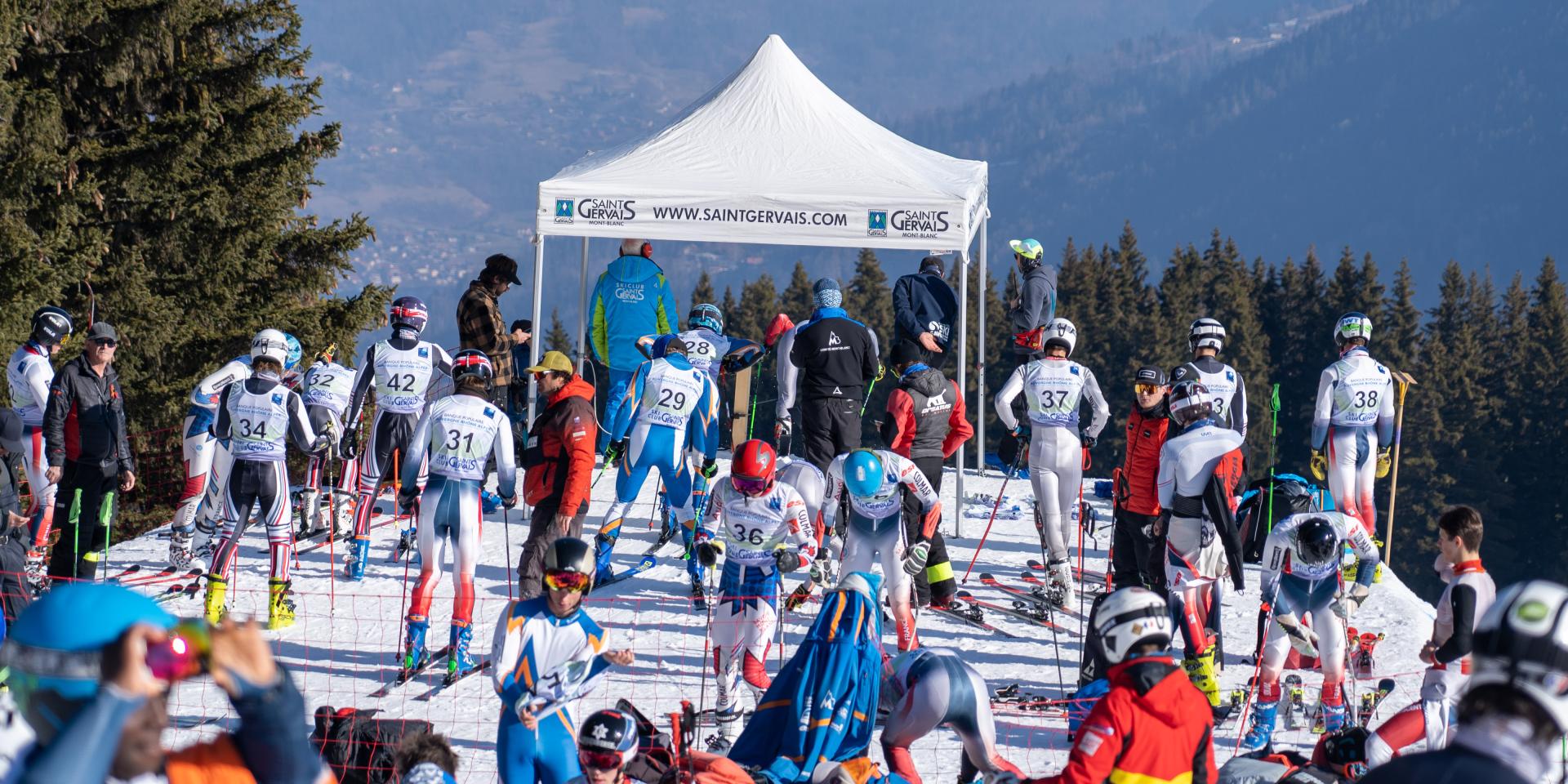 Course FIS organisée par le ski club de Saint-Gervais