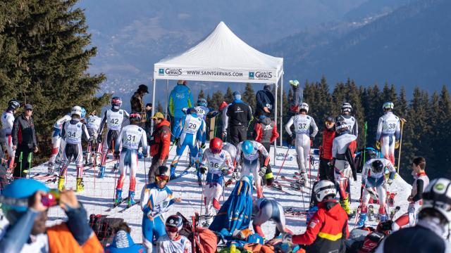 Course FIS organisée par le ski club de Saint-Gervais