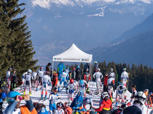 Course FIS organisée par le ski club de Saint-Gervais