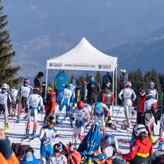 Course FIS organisée par le ski club de Saint-Gervais