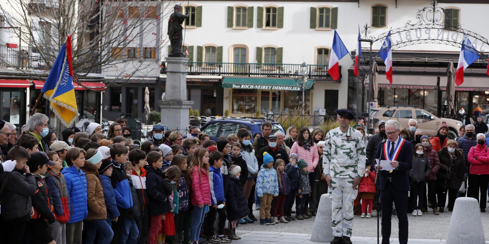 French commemoration of the armistice day november 11 1918, end of the first world war.