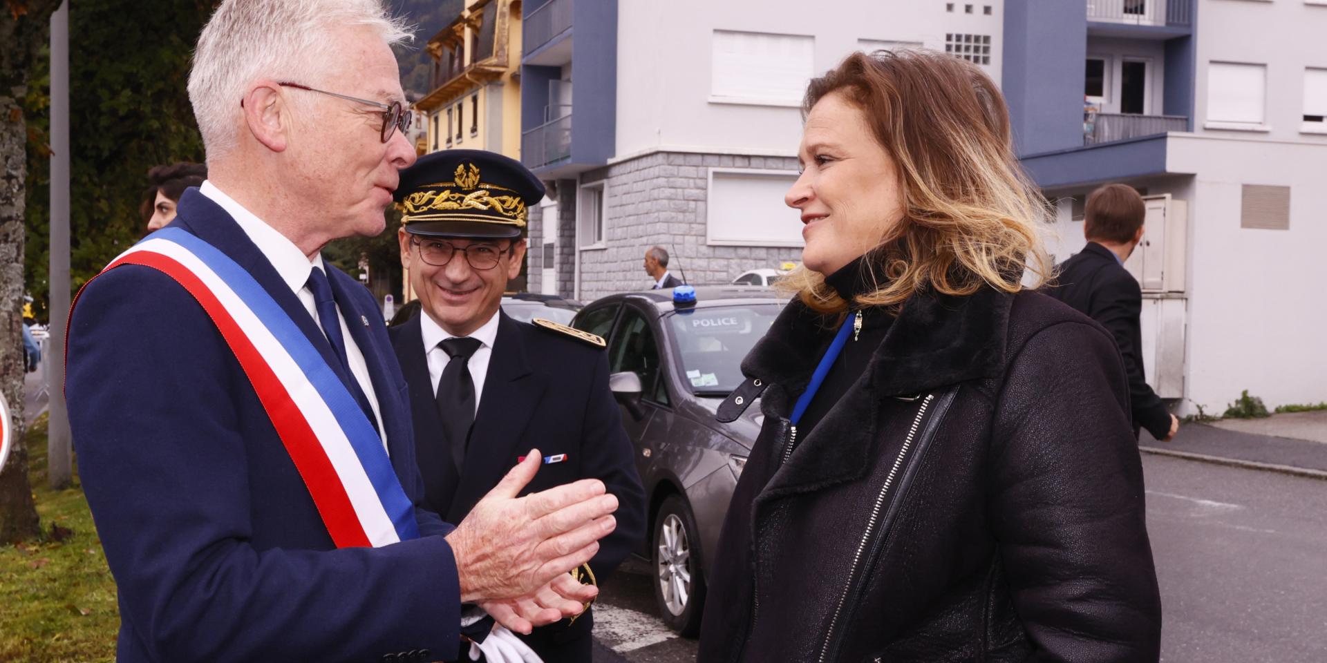 Visite d'Olivia Grégoire, ministre déléguée chargée du Tourisme. 27 octobre 2023©P_Deloche/Godong