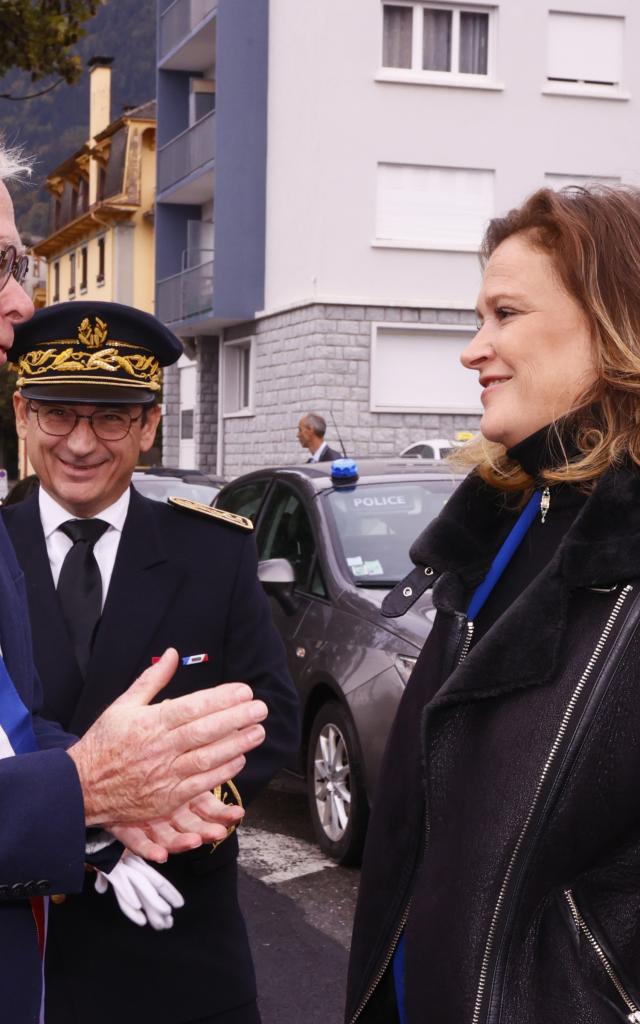 Visite d'Olivia Grégoire, ministre déléguée chargée du Tourisme. 27 octobre 2023©P_Deloche/Godong