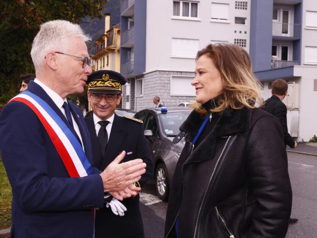 Visite d'Olivia Grégoire, ministre déléguée chargée du Tourisme. 27 octobre 2023©P_Deloche/Godong