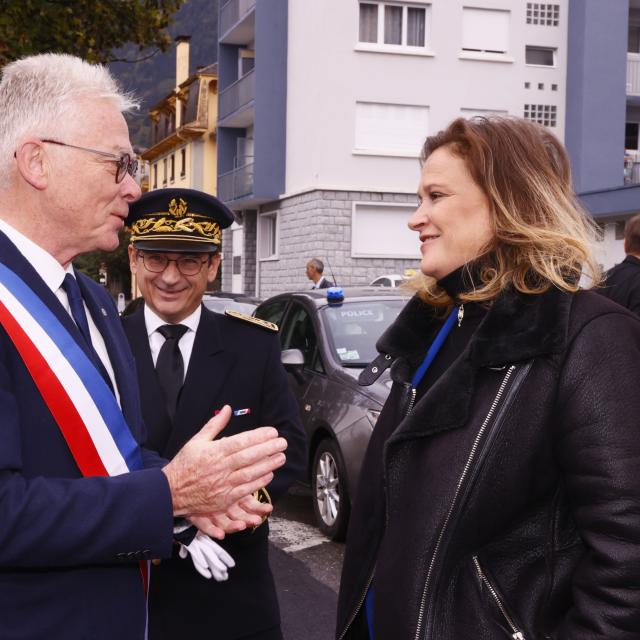 Visite d'Olivia Grégoire, ministre déléguée chargée du Tourisme. 27 octobre 2023©P_Deloche/Godong