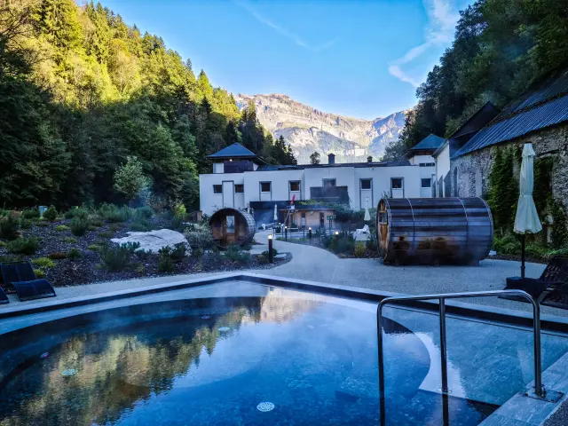 Les thermes de Saint-Gervais vus de l'extérieur