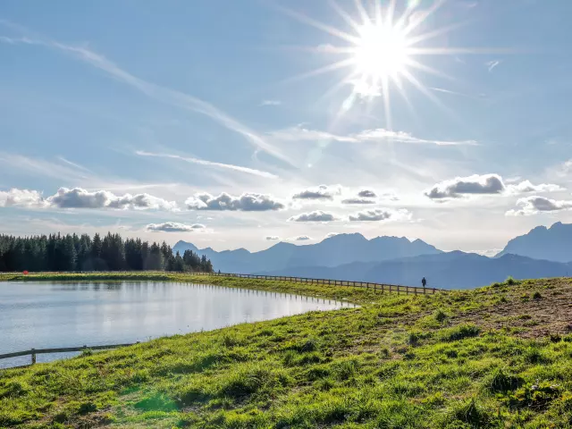 Lac de Joux, à proximité de l'alpage de Joux