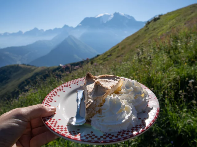 Tarte au citron du refuge du Mont-Joly