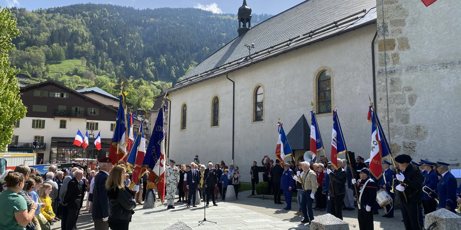 Cérémonie du 8 mai 1945 à Saint-Gervais