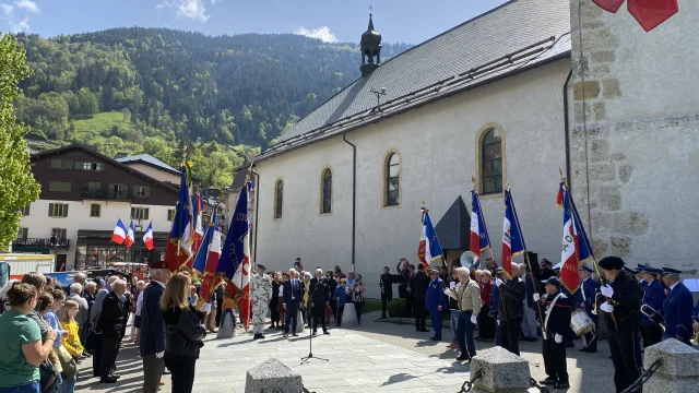 Cérémonie du 8 mai 1945 à Saint-Gervais