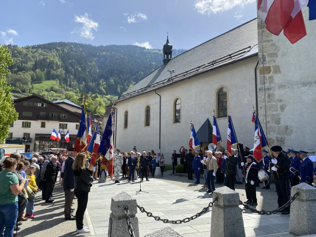 Cérémonie du 8 mai 1945 à Saint-Gervais