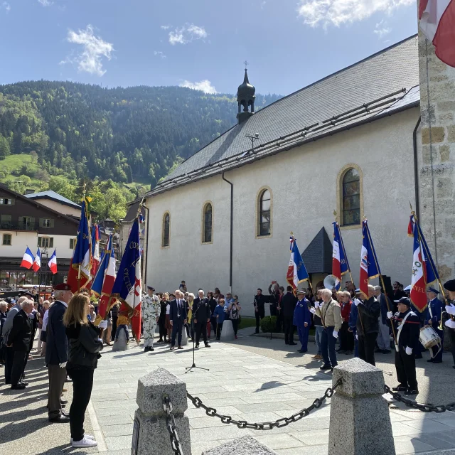 Cérémonie du 8 mai 1945 à Saint-Gervais