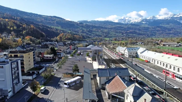 Gare aval du valléen