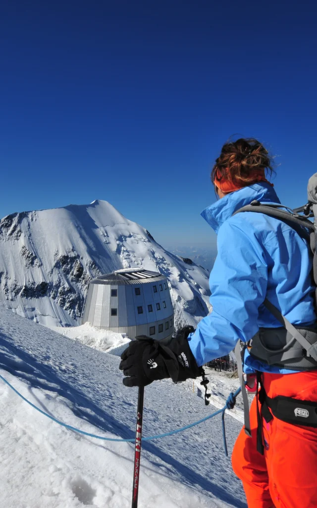 Alpinistes au refuge du Gouter