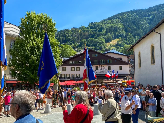 Cérémonie du 14 juillet à Saint-Gervais