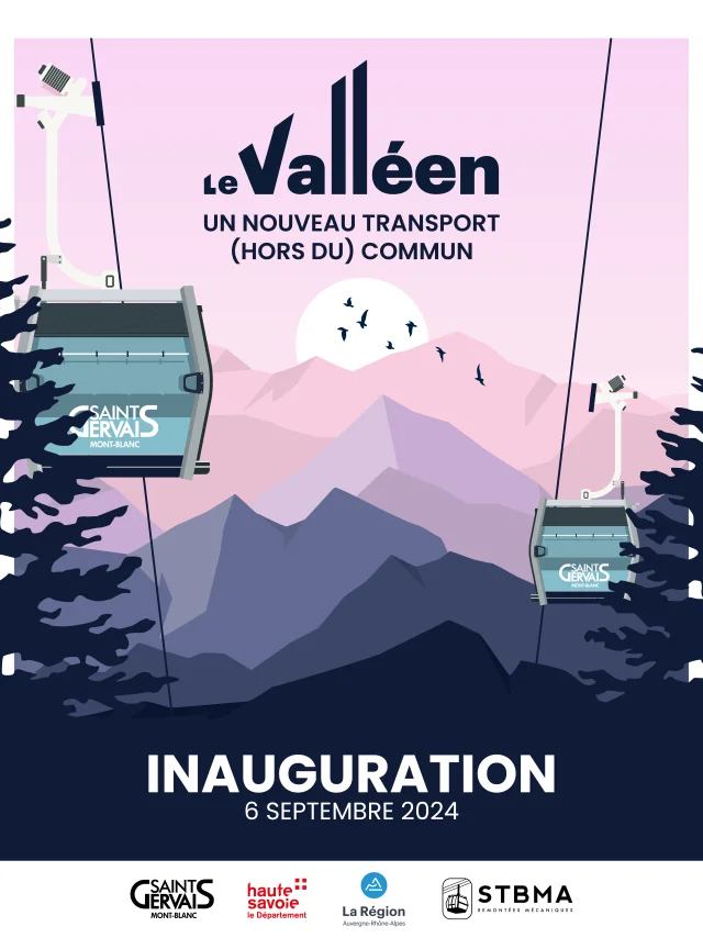 Affiche inauguration du valléen