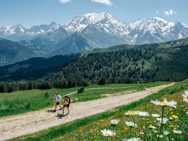 Randonnée dans les alpages de Saint-Gervais Mont-Blanc