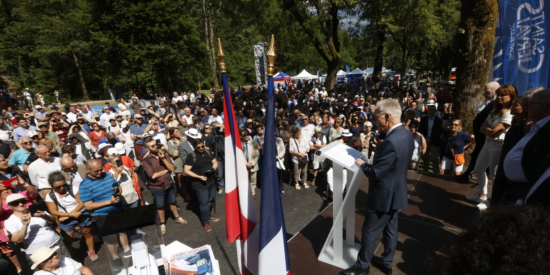 Discours de Jean-Marc Peillex lors de l'inauguration de l'ascenseur des thermes